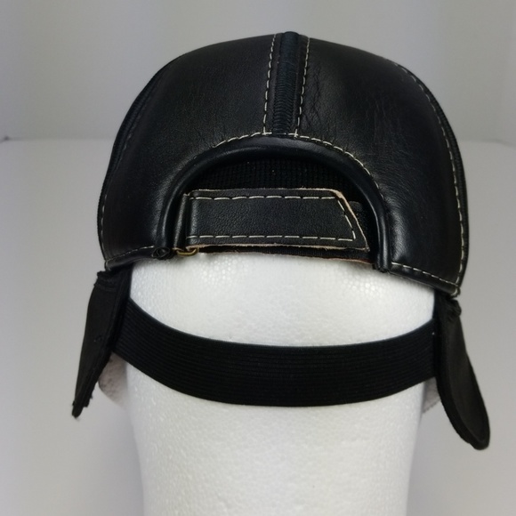 PRETENDER UK ALLSEASON LEATHER CAP W/ EAR FLAPS - Picture 7 of 8